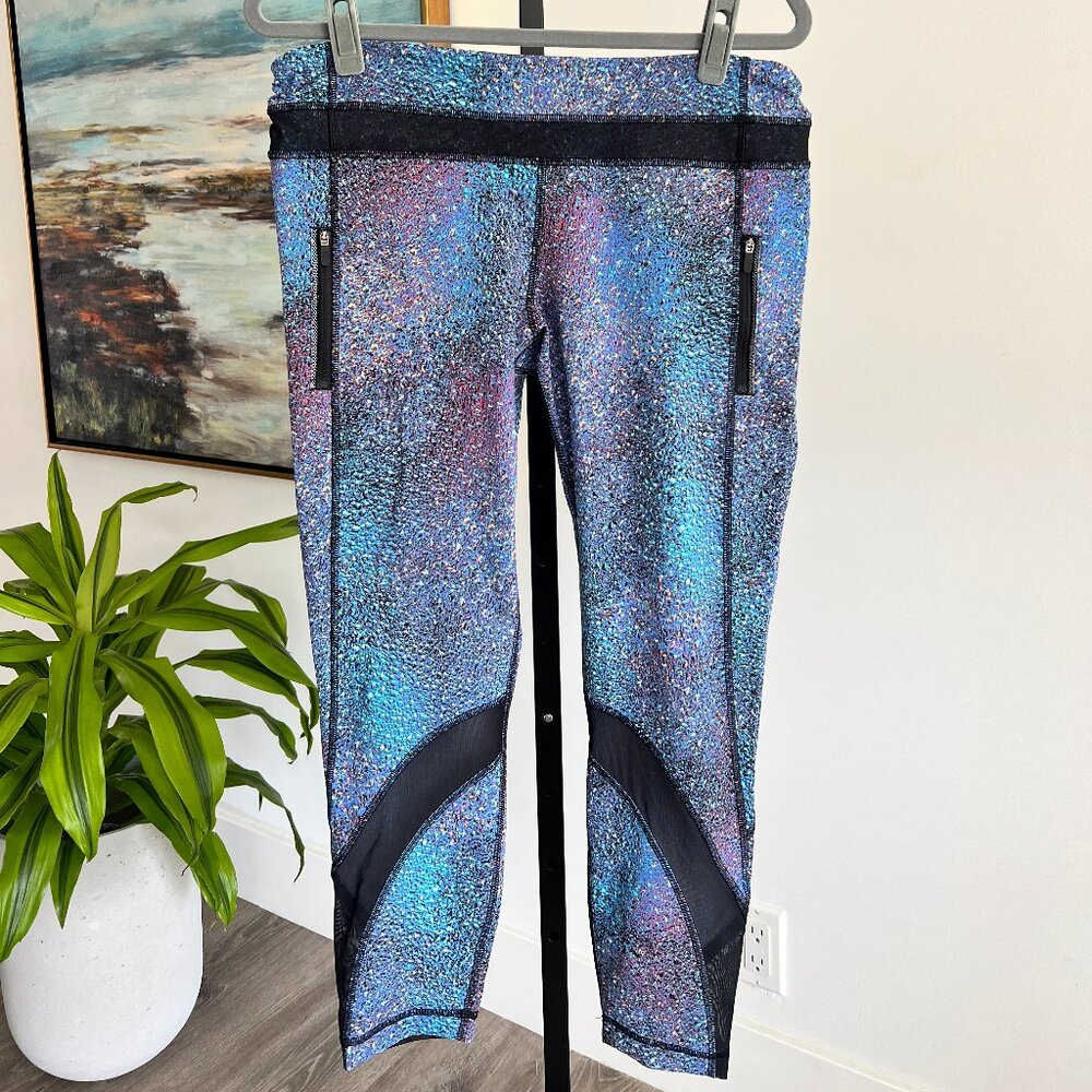 lululemon athletica Leggings - Blue Purple Black
